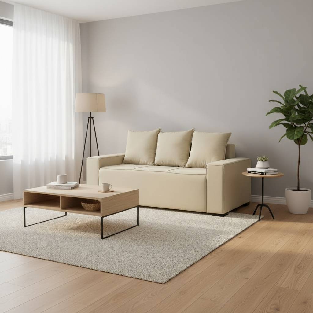 SOFÁ FIXO PARIS 3 LUGARES 1,90m