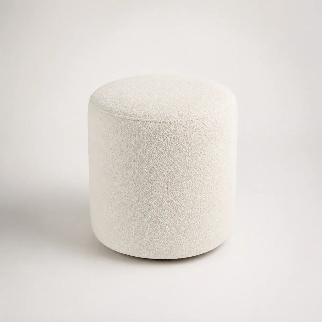Puff Decorativo Redondo Orgânico 36x34 cm