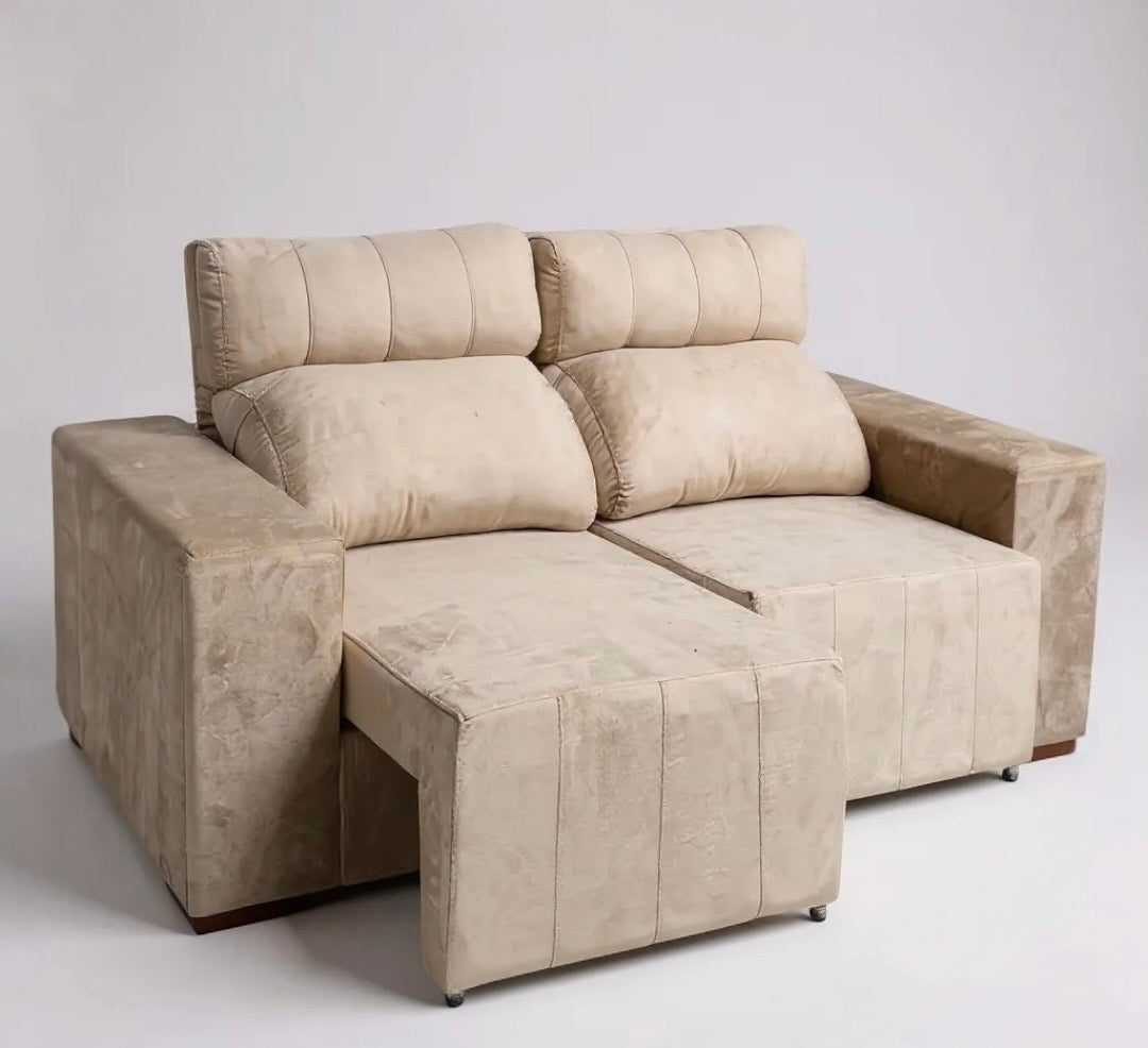 SOFÁ RETRÁTIL E RECLINÁVEL GRÉCIA 1,80m