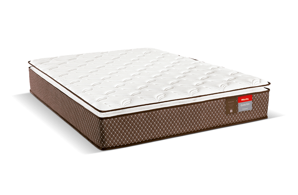 COLCHÃO CASAL MOLAS ENSACADAS EVOLUTION PILLOW TOP 138x188x32