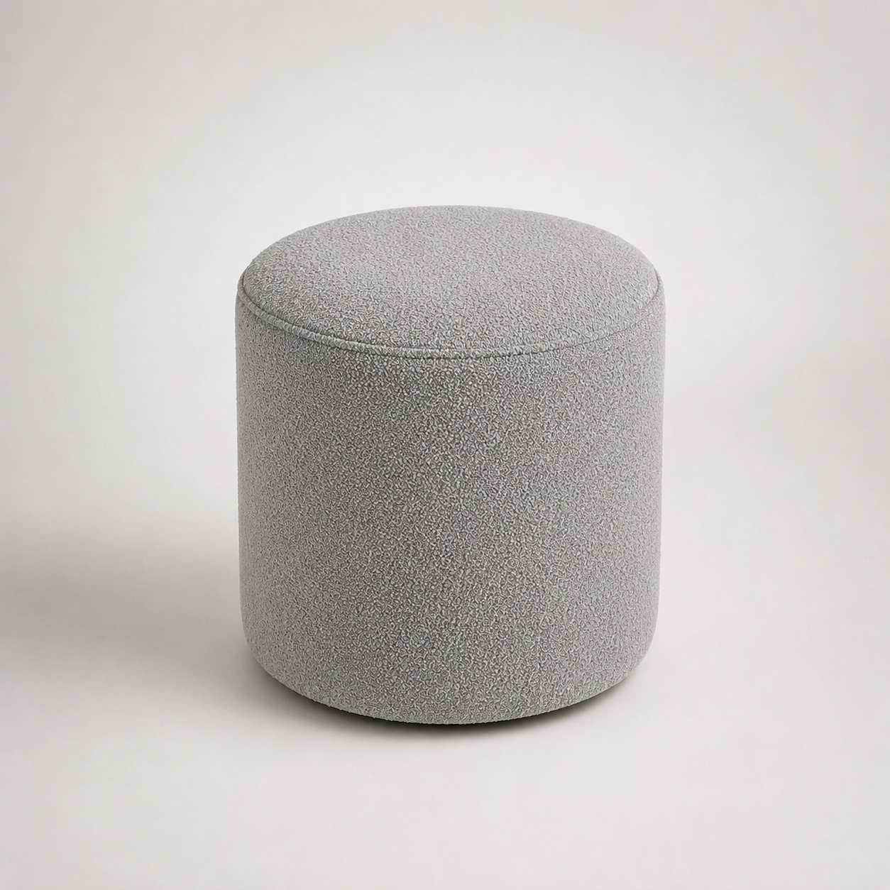 Puff Decorativo Redondo Orgânico 36x34 cm