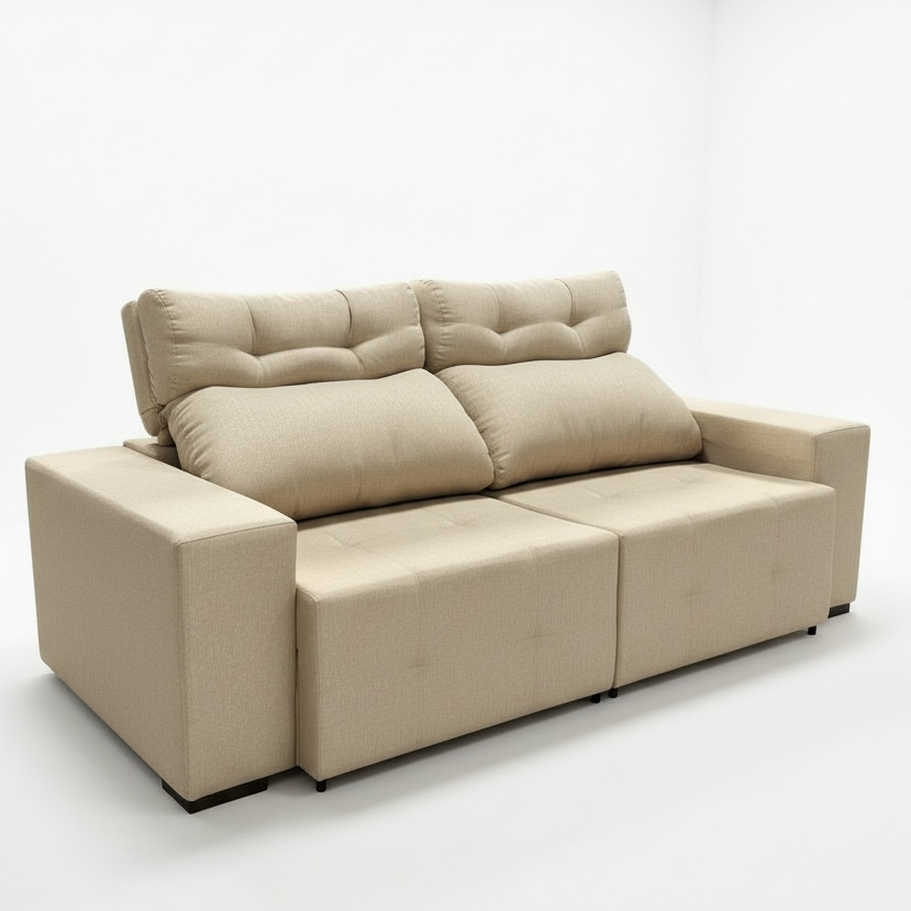 SOFÁ RETRÁTIL E RECLINÁVEL DOHA 2,00