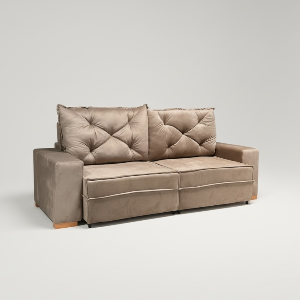 Sofá Retrátil e Reclinável Catar 2,35m